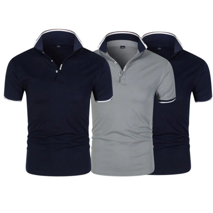 [BUY 2 GET 3] Essential Kit Polo Shirts 3-Pack